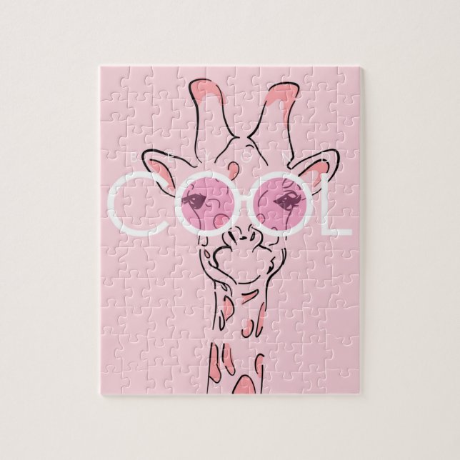 Quebra-cabeça Animal Giraffe (Vertical)