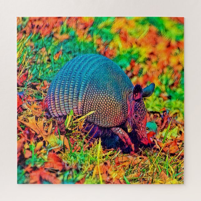 Quebra-cabeça AnimalColor_Tatu_001 (Vertical)