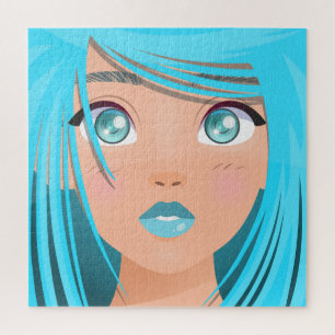 QUEBRA-CABEÇA ANIME CARTOON GIRL