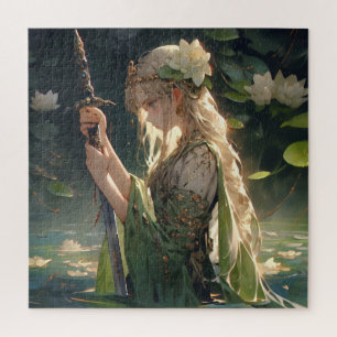 Quebra-cabeça Anime Lady of Lake