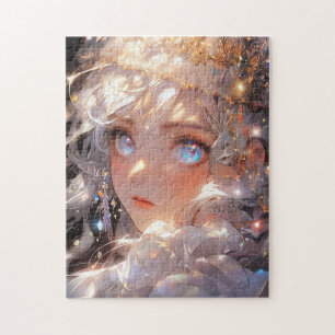 Quebra-cabeça Anime Magical Girl Fantasy Art
