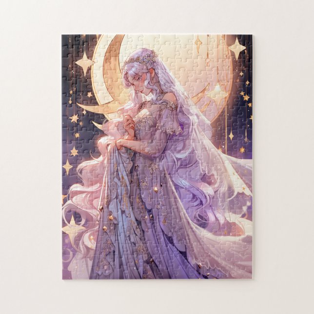 Quebra-cabeça Anime Moon Princess Fantasy Art (Vertical)