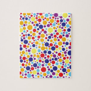 Quebra-cabeça Aniversário Colorblind - azul, amarelo, vermelho,