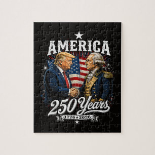 Quebra-cabeça Aniversário da América 250º Trump Washington