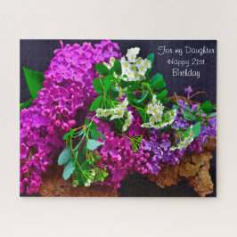 Quebra-cabeça aniversário de 21 anos.