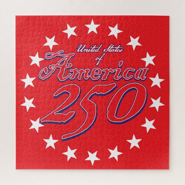 Quebra-cabeça Aniversário de 250 anos da América (Vertical)