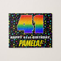 Aniversário de 41ruas — Padrão Colorido e Divertid