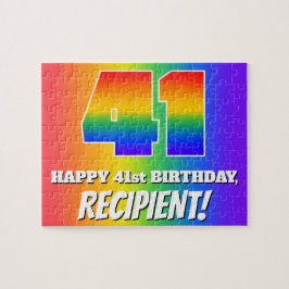Quebra-cabeça Aniversário de 41ruas — Padrão multicolorido do ar