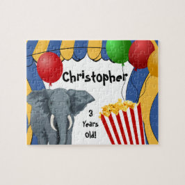 Quebra-cabeça Aniversário do costume do carnaval do circo