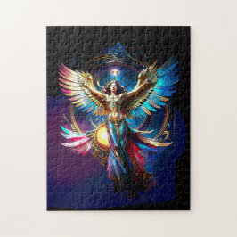 Quebra-cabeça Anjo Alado da Liberdade Fantasia Inspiradora