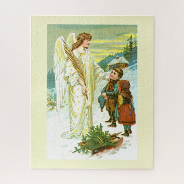 Quebra-cabeça Anjo com crianças (Vertical)