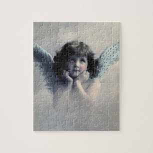 Quebra-cabeça Anjo da Fotografia Vitoriano Vintage