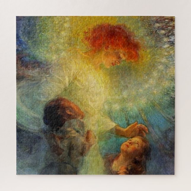 Quebra-cabeça “Anjo da Guarda” por Franz Dvorak (Vertical)