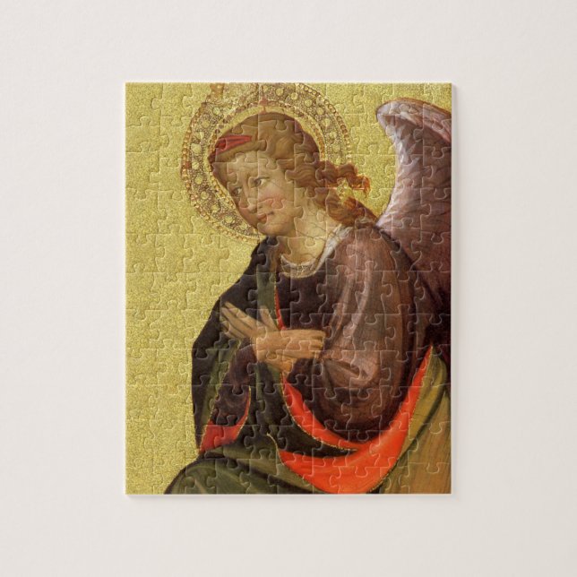 Quebra-cabeça Anjo da Renascença pelo Mestre do Bambino Vispo (Vertical)