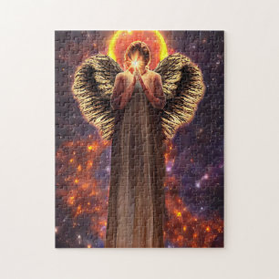 Quebra-cabeça Anjo Do Amor E Arte Original Leve