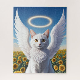 Quebra-cabeça Anjo Persa Branco