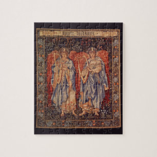 Quebra-cabeça Anjos do vintage, Angeli Laudantes por Burne Jones