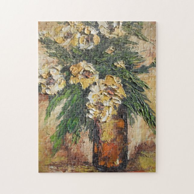 Quebra-cabeça Ann Hayes Pintando Flores Amarelas E (Vertical)