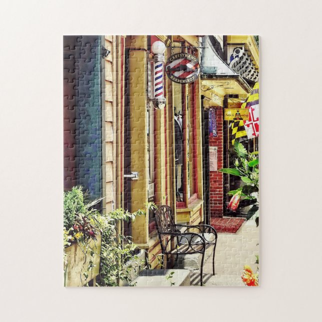 Quebra-cabeça Annapolis MD - Barbearia e Estúdio de Reiki (Vertical)