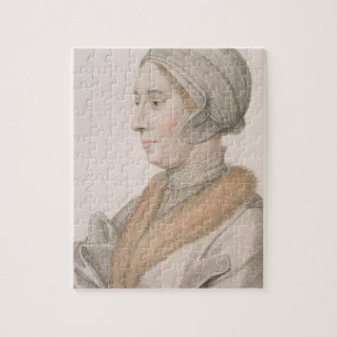 Quebra-cabeça Anne Boleyn (1507-36) gravada por Francesco Bartol