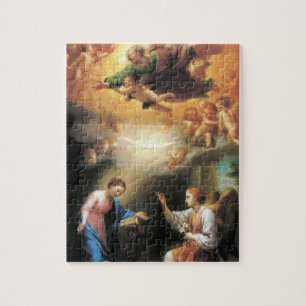 Quebra-cabeça Annunciation by Anton Raphael Mengs