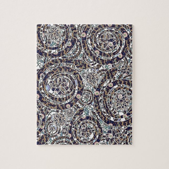 Quebra-cabeça ano do cobra (Vertical)