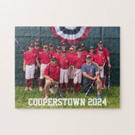 Quebra-cabeça Ano Fotográfico da Cooperstown NY Baseball Team