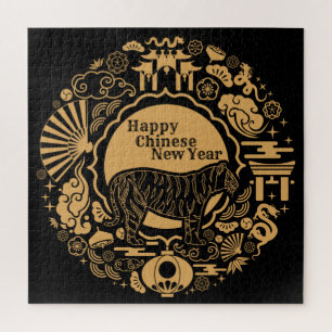 Quebra-cabeça Ano Novo Chinês do Tigre