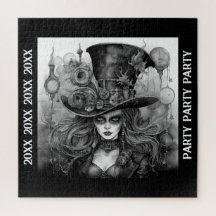 Ano Novo Festa de Halloween de Aniversário Steampu