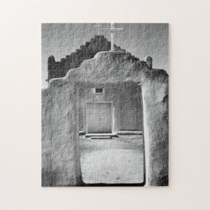 Quebra-cabeça Ansel Adams - Entrada da Igreja - Novo México