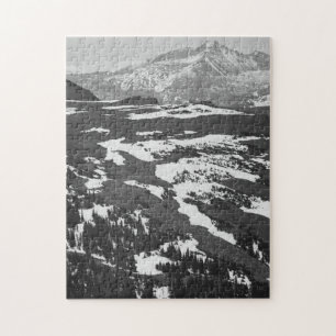 Quebra-cabeça Ansel Adams - Montanha Rocky de Pico Longo