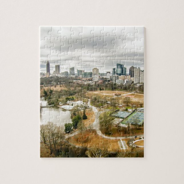 Quebra-cabeça antena aérea da cidade de atlanta georgia (Vertical)