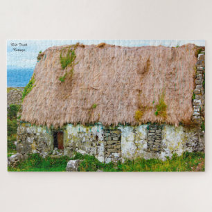 Quebra-cabeça Antiga Cabana Irlandesa Galway Irlanda. Quebra-cab