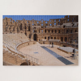 Quebra-cabeça Antigo El Jem Roman Amphitheater Ruins Tunísia