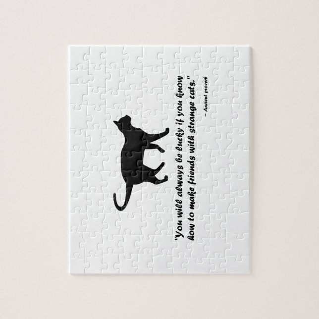 Quebra-cabeça Antigos Proverbos de Gatos (Vertical)