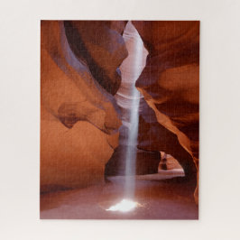 Quebra-cabeça Antílope Canyon em Arizona com Feixe-Luz