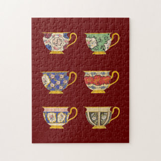 Quebra-cabeça Antique Tea Cup Dish Design