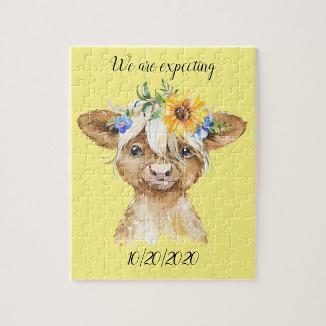 Quebra-cabeça Anuação de bebê de gravidez (Vertical)