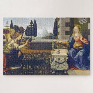 Quebra-cabeça Anunciação Leonardo da Vinci