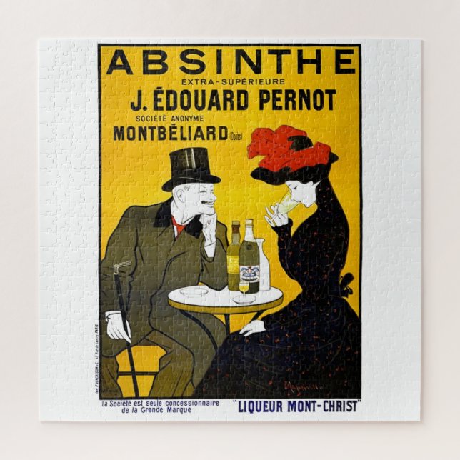 Quebra-cabeça Anúncio Absinthe Leonetto Cappiello Vintage (Vertical)