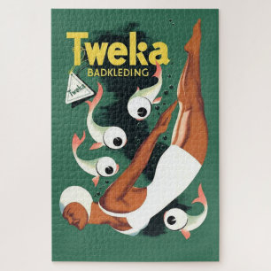 Quebra-cabeça Anúncio de biquíni Tweka de 1950
