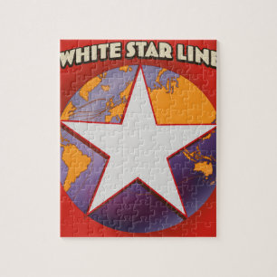 Quebra-cabeça Anúncio de cruzeiro da White Star line. Quebra-cab