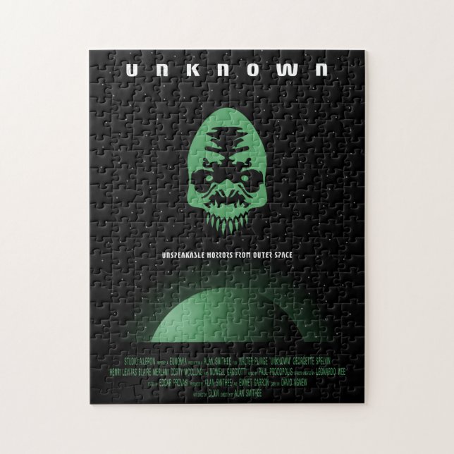 Quebra-cabeça Anúncio De Filme De Horror Sci-Fi, Desconhecido (Vertical)