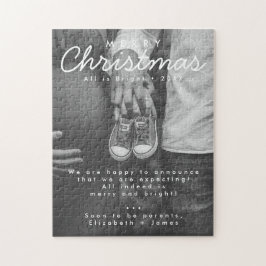 Quebra-cabeça Anúncio de gravidez Foto de Natal