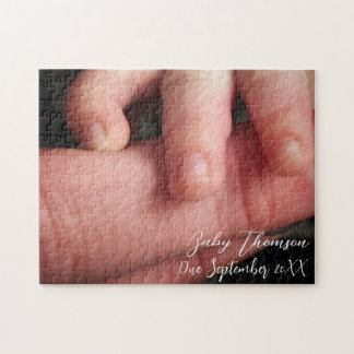 Quebra-cabeça Anúncio de gravidez personalizado