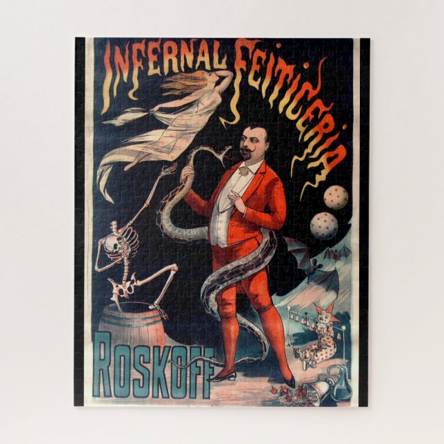 Quebra-cabeça Anúncio de Lei Mágica Vitoriana Escura (Vertical)