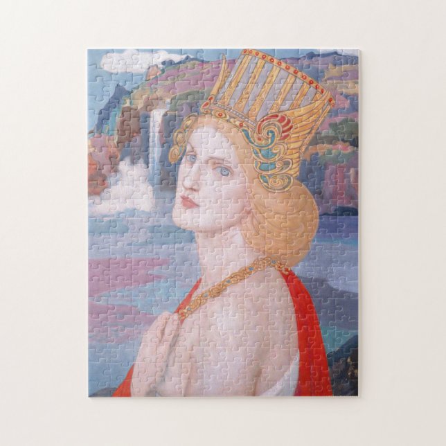 Quebra-cabeça Aoife, c. 1914 por John Duncan (Vertical)