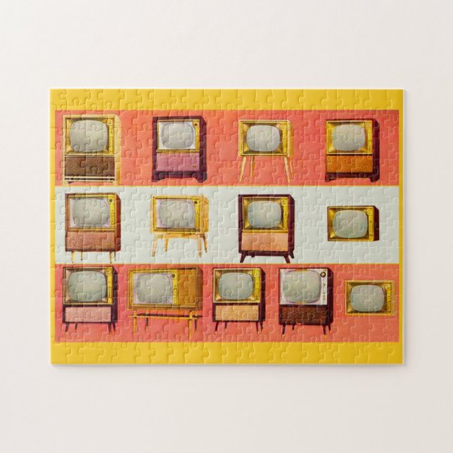 Quebra-cabeça Aparelhos de televisão 1956 (Horizontal)