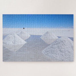 Quebra-cabeça Apartamentos de sal de Salar de Uyuni com pilhas