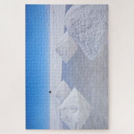 Quebra-cabeça Apartamentos de sal de Salar de Uyuni com pilhas